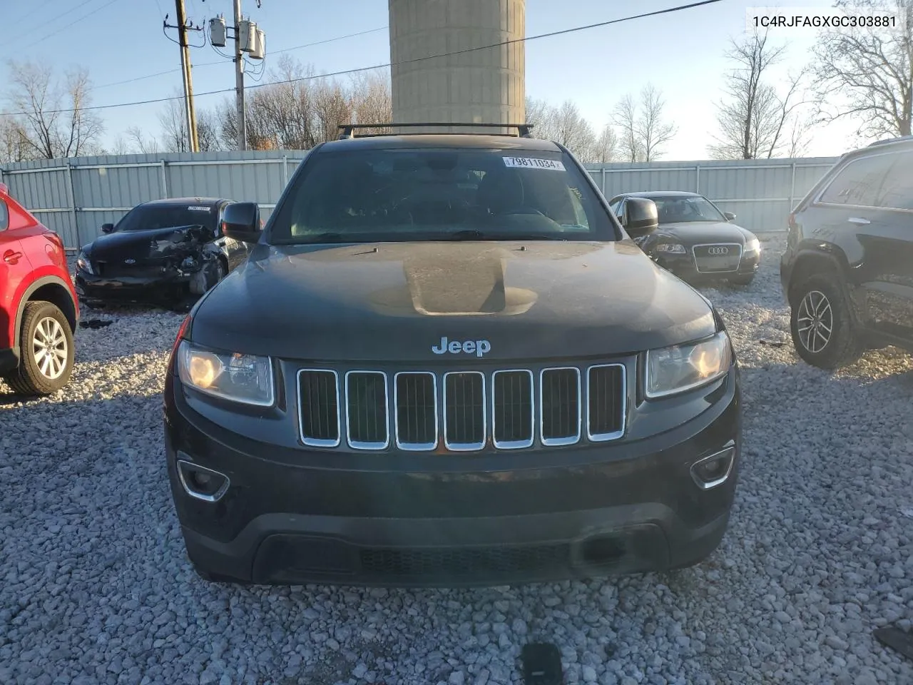 2016 Jeep Grand Cherokee Laredo VIN: 1C4RJFAGXGC303881 Lot: 79811034