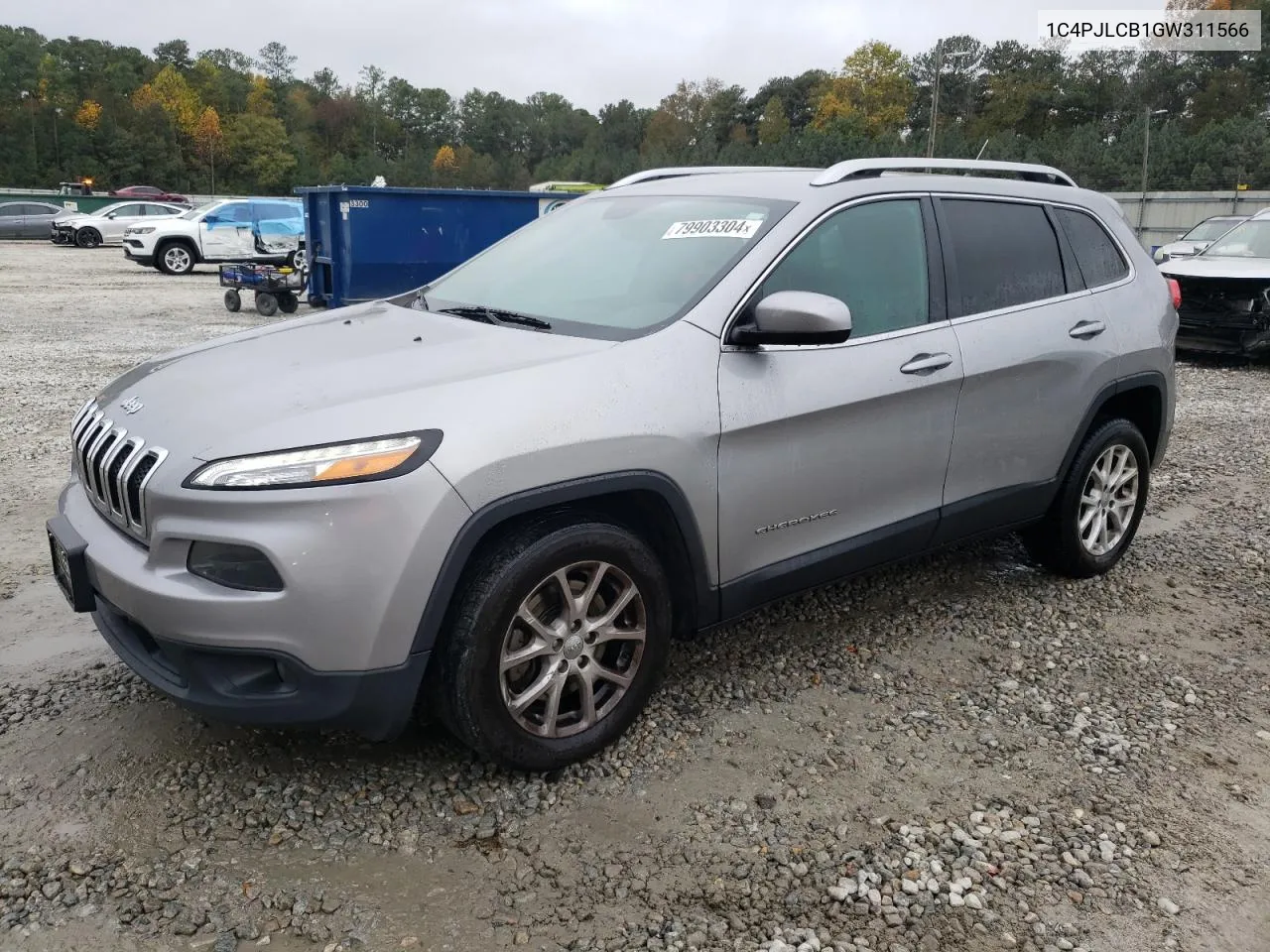 2016 Jeep Cherokee Latitude VIN: 1C4PJLCB1GW311566 Lot: 79903304