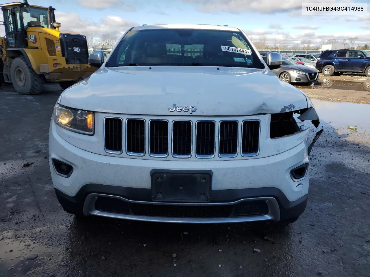 2016 Jeep Grand Cherokee Limited VIN: 1C4RJFBG4GC414988 Lot: 80157444