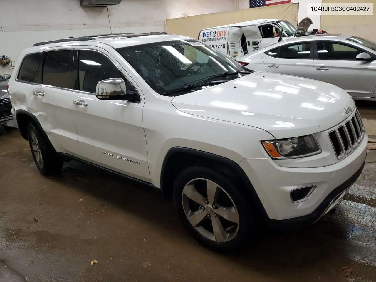 2016 Jeep Grand Cherokee Limited VIN: 1C4RJFBG3GC402427 Lot: 80475964