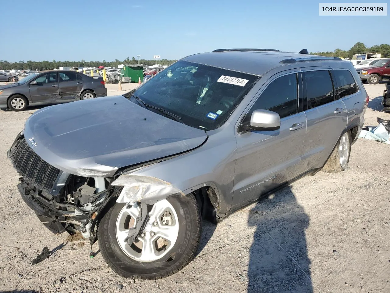 2016 Jeep Grand Cherokee Laredo VIN: 1C4RJEAG0GC359189 Lot: 80697764