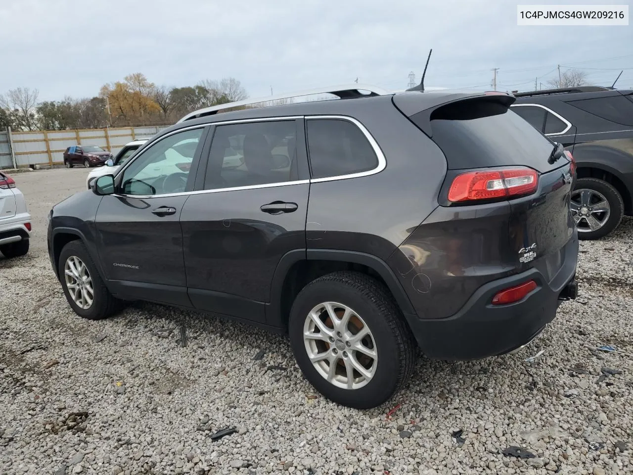 2016 Jeep Cherokee Latitude VIN: 1C4PJMCS4GW209216 Lot: 80753034