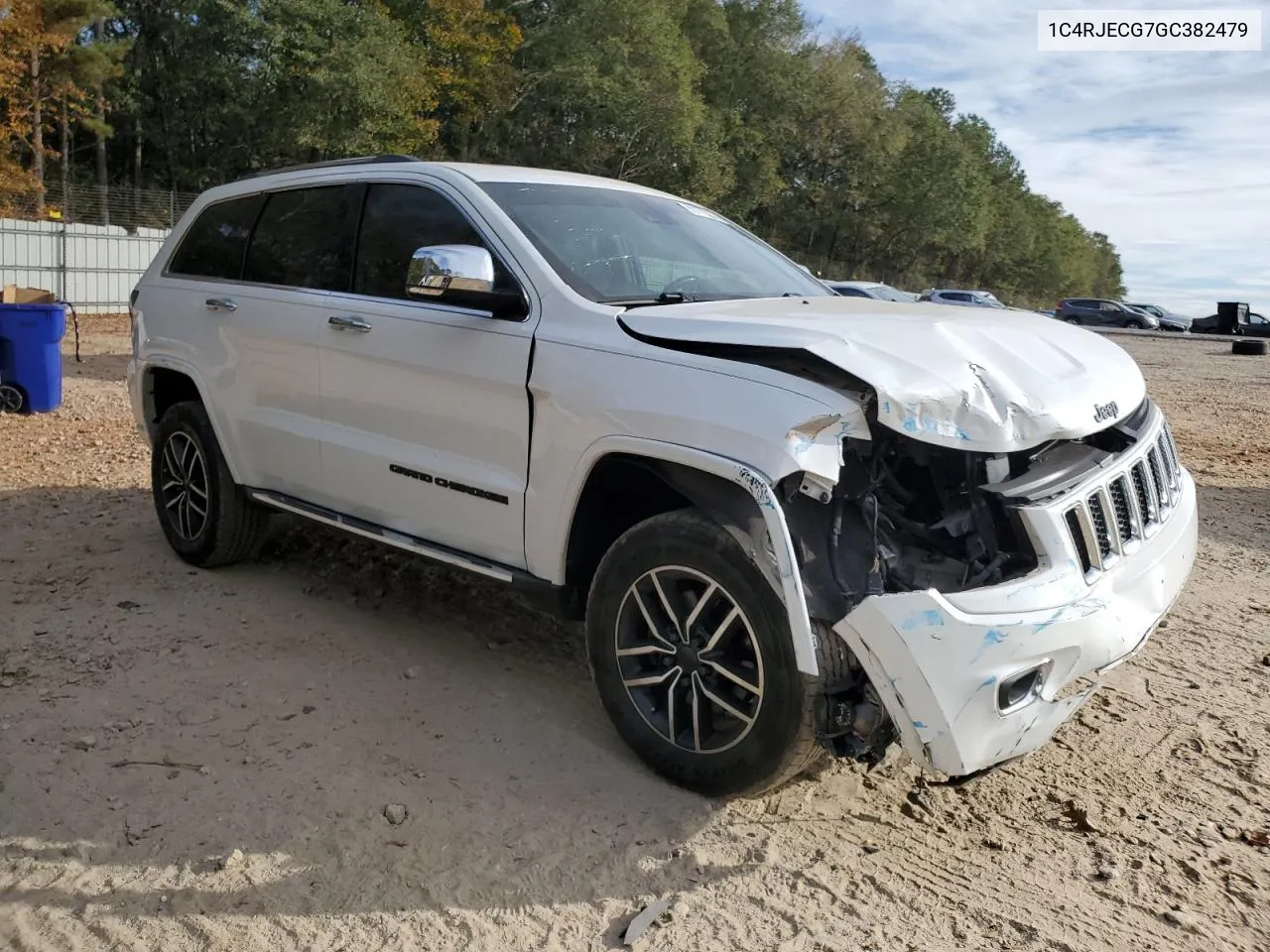 2016 Jeep Grand Cherokee Overland VIN: 1C4RJECG7GC382479 Lot: 80772364