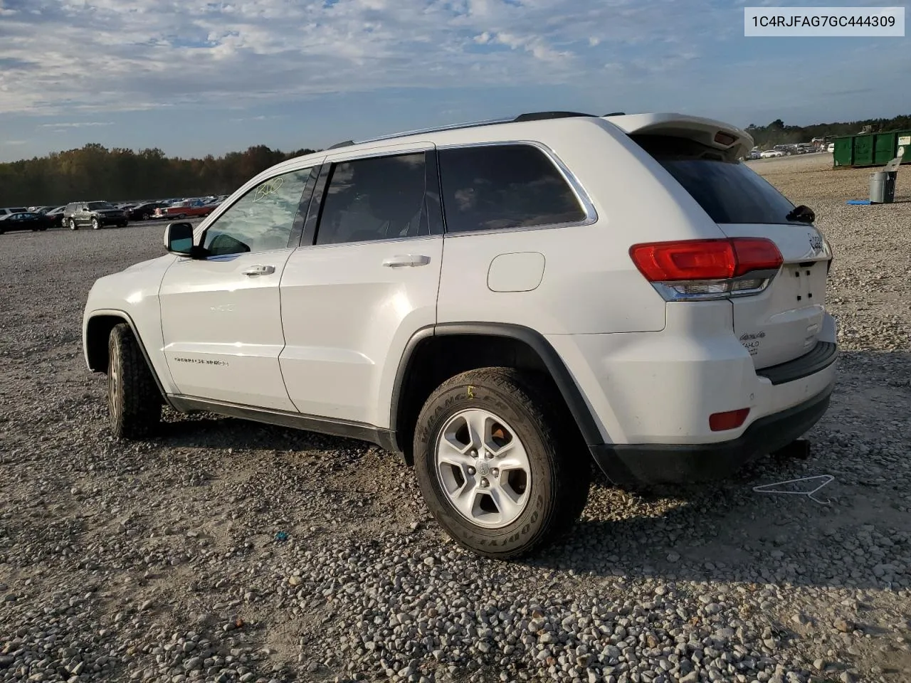 2016 Jeep Grand Cherokee Laredo VIN: 1C4RJFAG7GC444309 Lot: 80965534