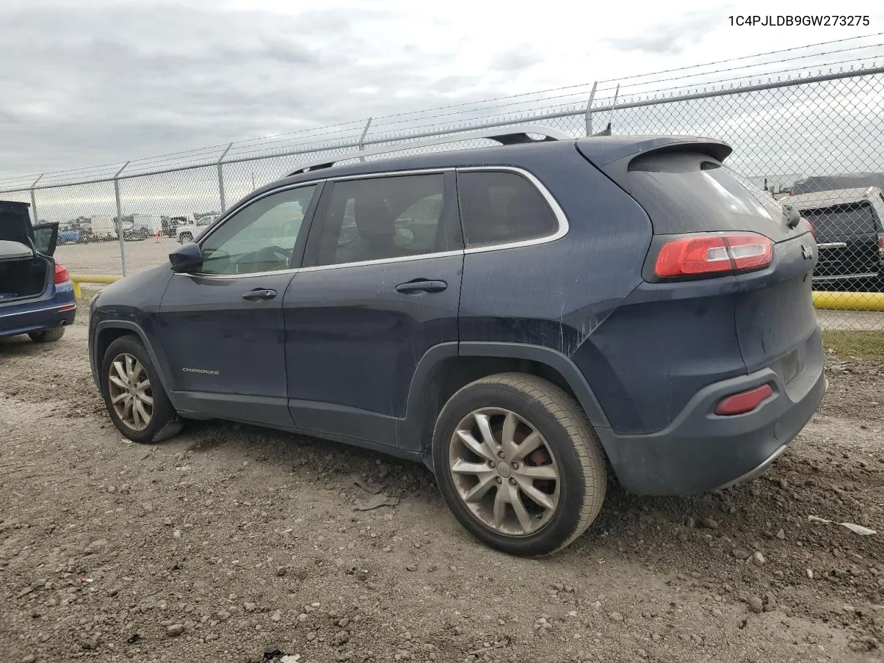 2016 Jeep Cherokee Limited VIN: 1C4PJLDB9GW273275 Lot: 80987634