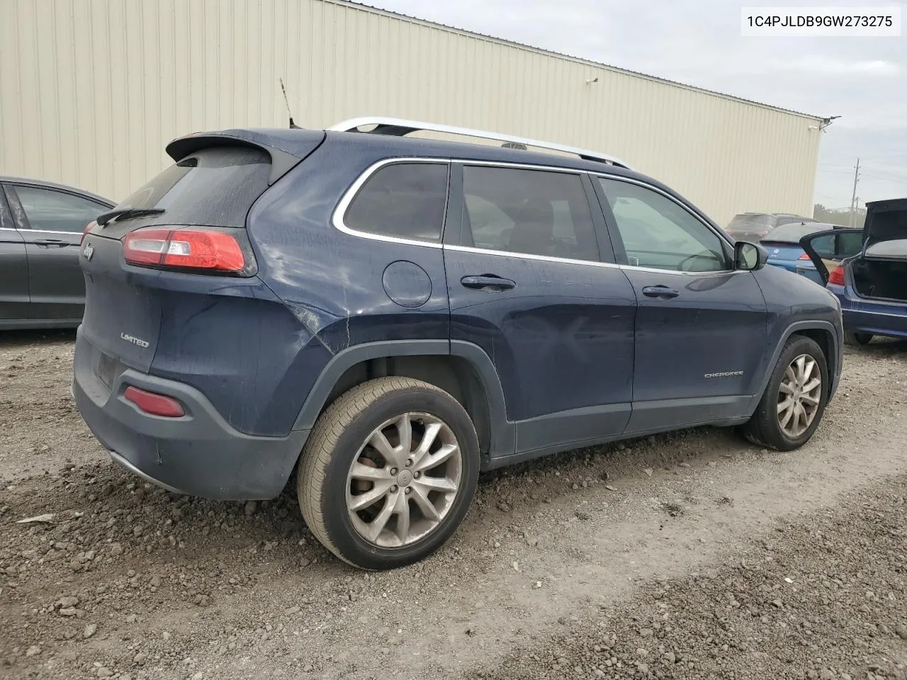 2016 Jeep Cherokee Limited VIN: 1C4PJLDB9GW273275 Lot: 80987634