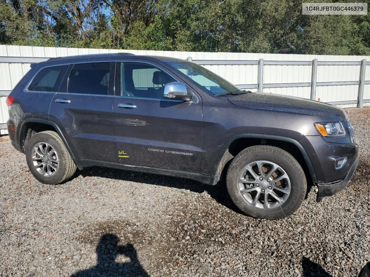 2016 Jeep Grand Cherokee Limited VIN: 1C4RJFBT0GC446379 Lot: 81059914