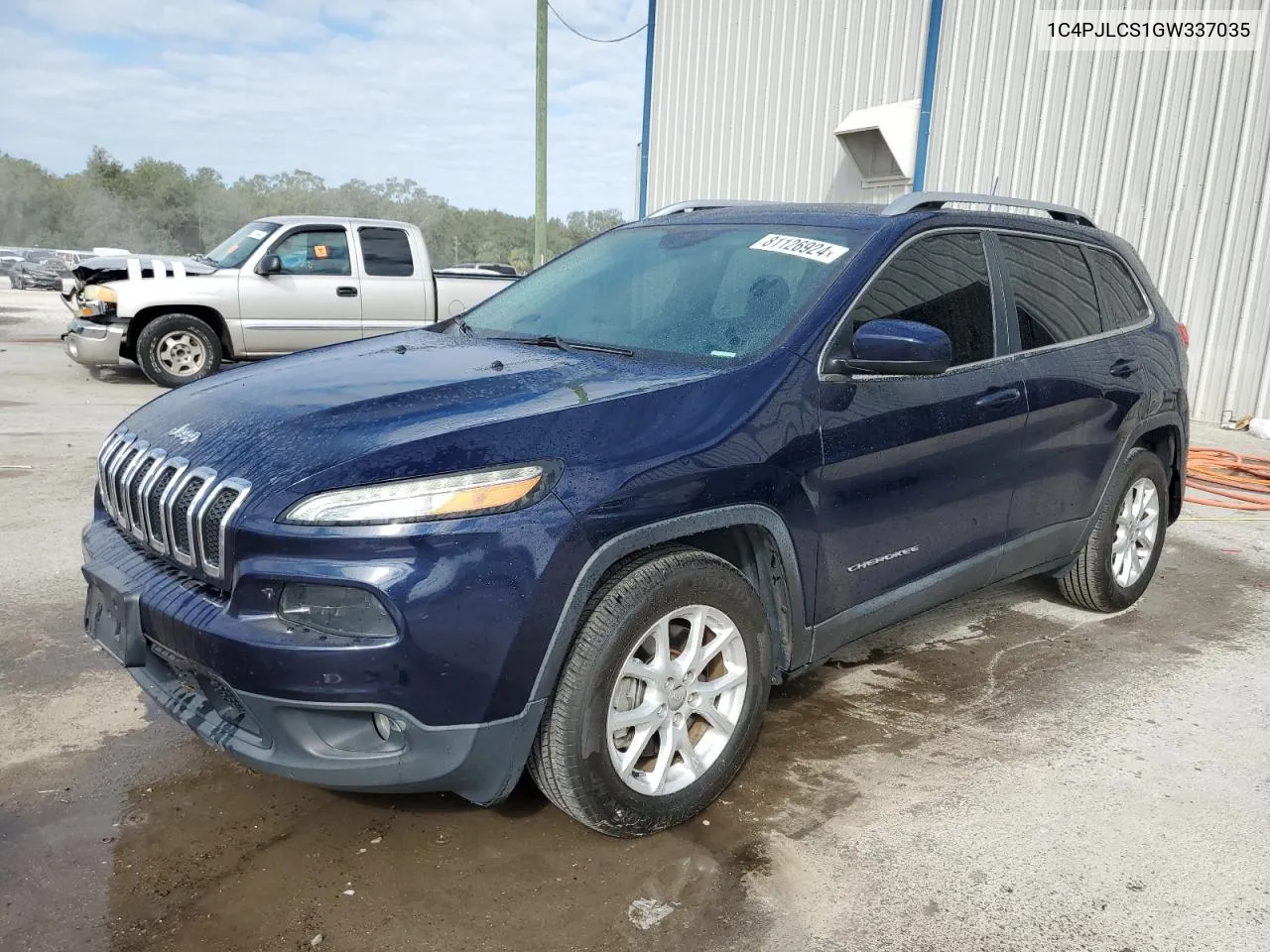 2016 Jeep Cherokee Latitude VIN: 1C4PJLCS1GW337035 Lot: 81126924