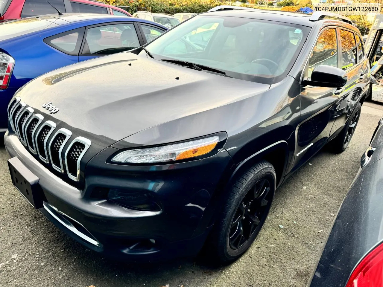 2016 Jeep Cherokee Limited VIN: 1C4PJMDB1GW122680 Lot: 81852134