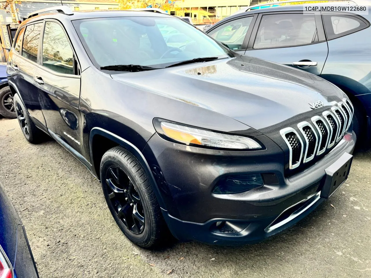 2016 Jeep Cherokee Limited VIN: 1C4PJMDB1GW122680 Lot: 81852134