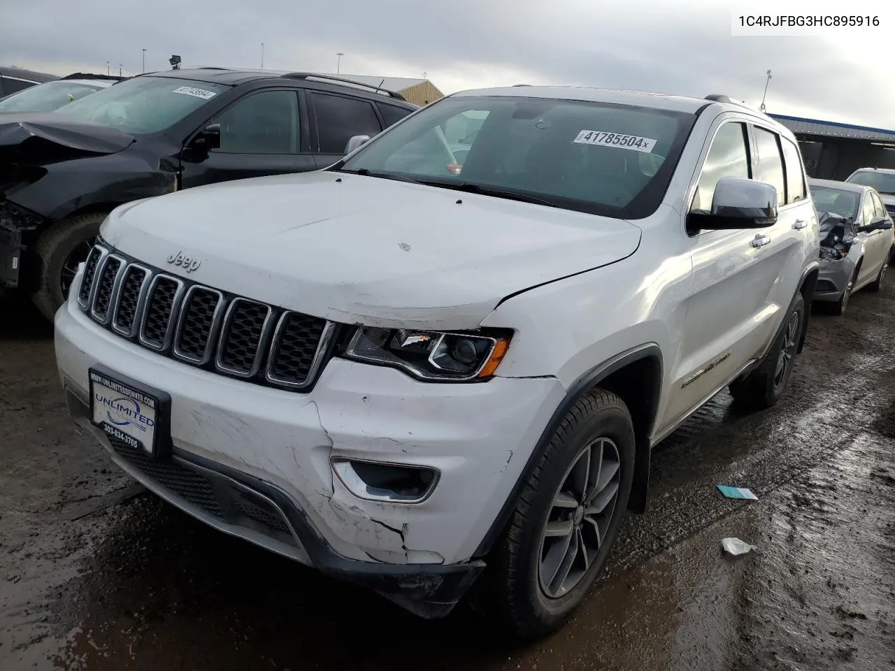 2017 Jeep Grand Cherokee Limited VIN: 1C4RJFBG3HC895916 Lot: 41785504