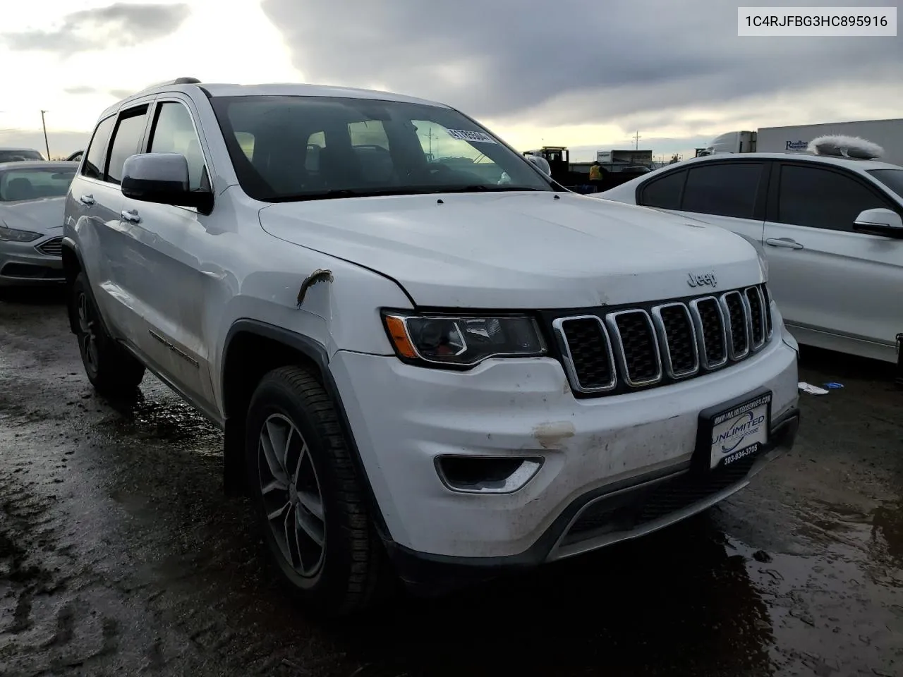 2017 Jeep Grand Cherokee Limited VIN: 1C4RJFBG3HC895916 Lot: 41785504