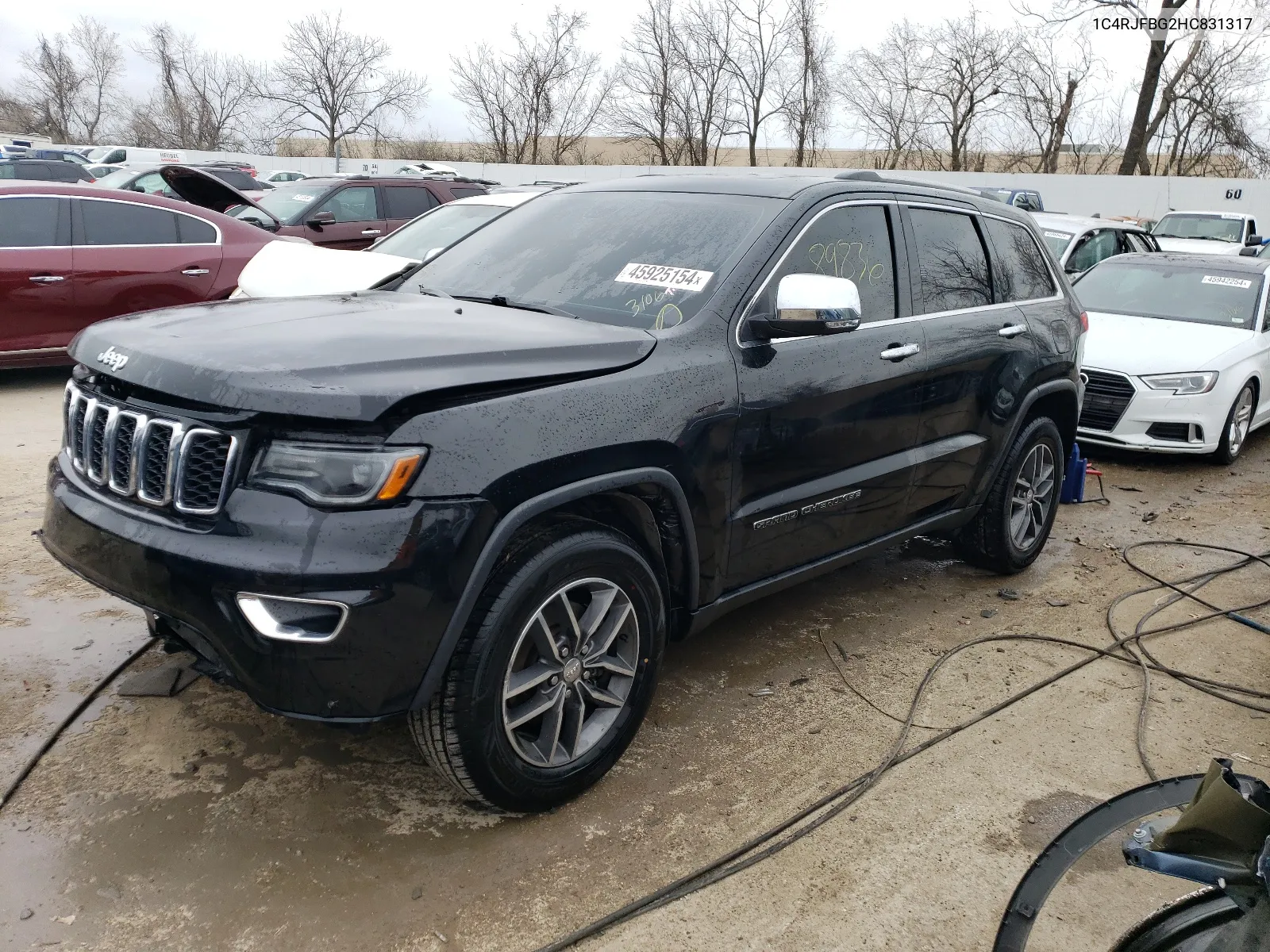 2017 Jeep Grand Cherokee Limited VIN: 1C4RJFBG2HC831317 Lot: 45925154