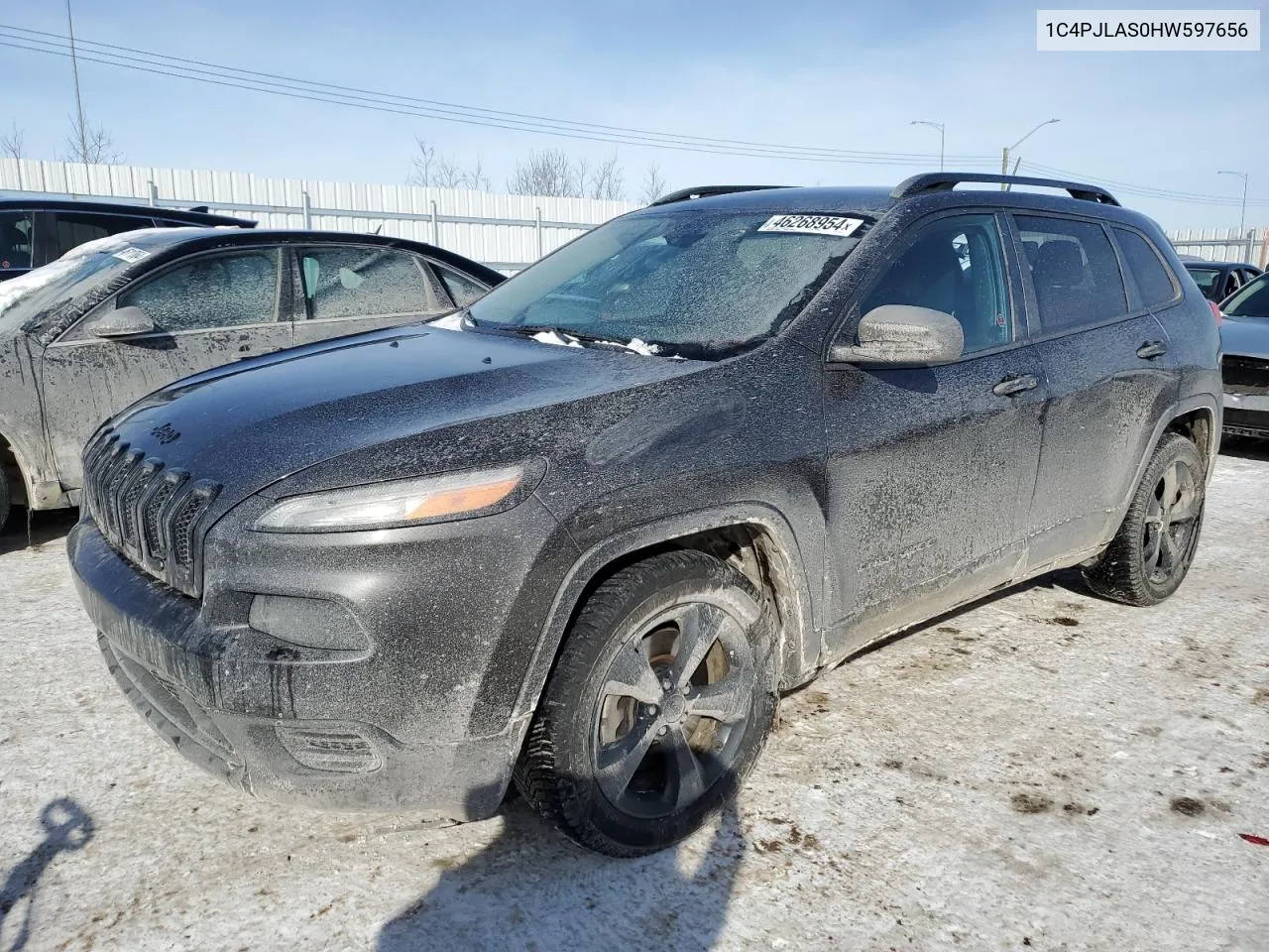 1C4PJLAS0HW597656 2017 Jeep Cherokee Sport