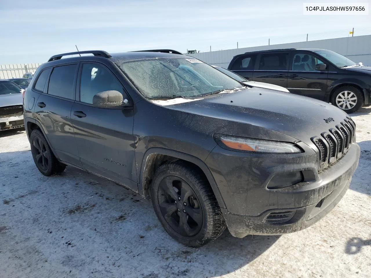 2017 Jeep Cherokee Sport VIN: 1C4PJLAS0HW597656 Lot: 46268954