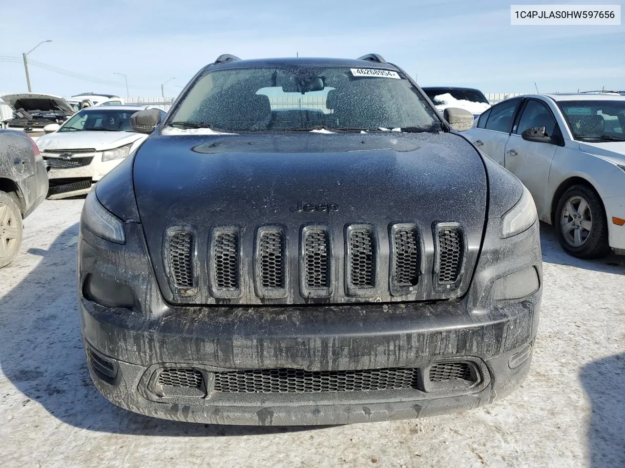 2017 Jeep Cherokee Sport VIN: 1C4PJLAS0HW597656 Lot: 46268954