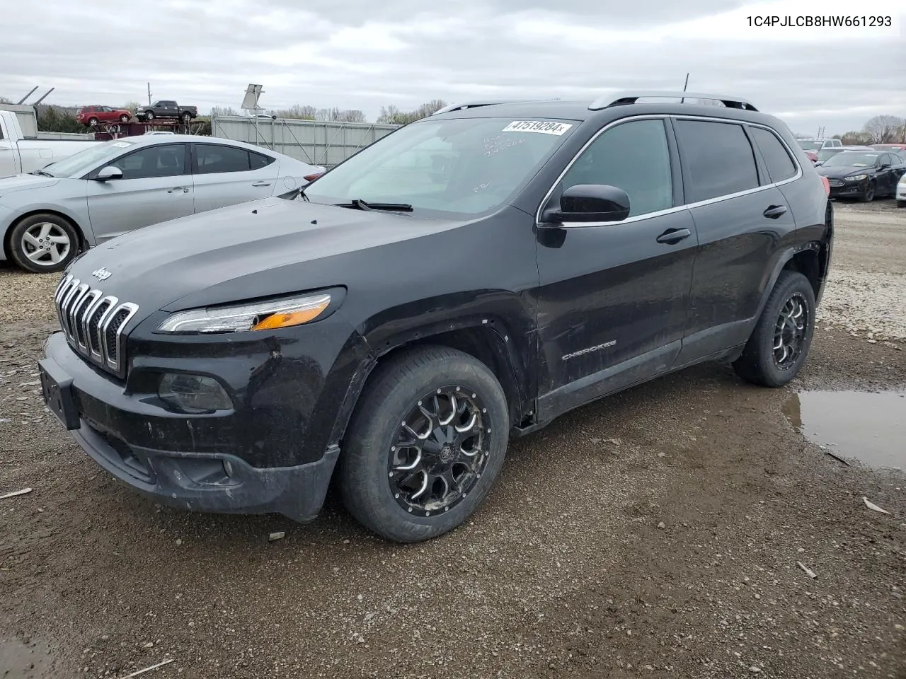 2017 Jeep Cherokee Latitude VIN: 1C4PJLCB8HW661293 Lot: 47519284