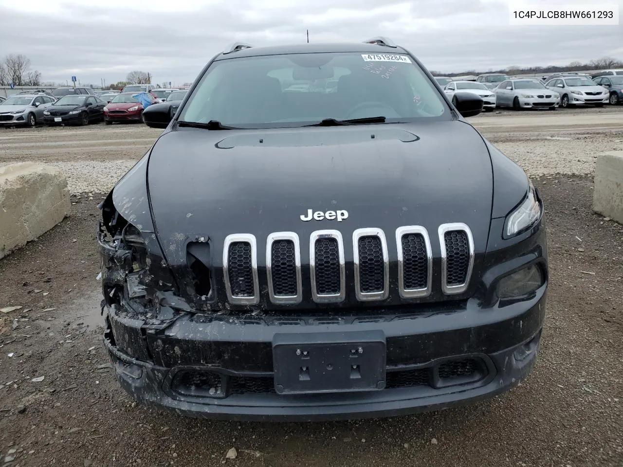 2017 Jeep Cherokee Latitude VIN: 1C4PJLCB8HW661293 Lot: 47519284