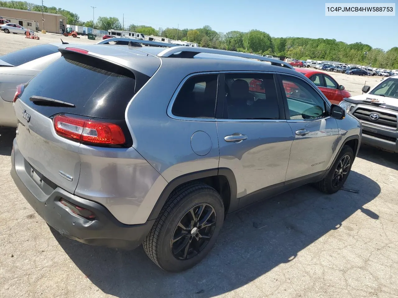 1C4PJMCB4HW588753 2017 Jeep Cherokee Latitude