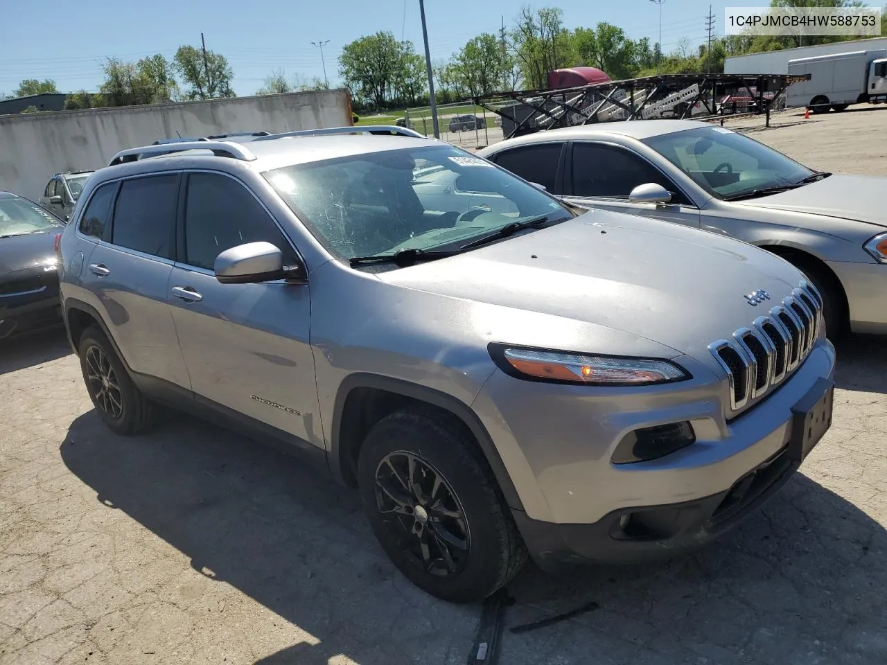 2017 Jeep Cherokee Latitude VIN: 1C4PJMCB4HW588753 Lot: 51424874