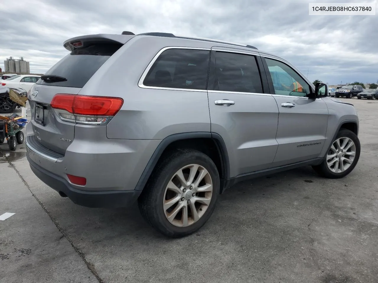 1C4RJEBG8HC637840 2017 Jeep Grand Cherokee Limited