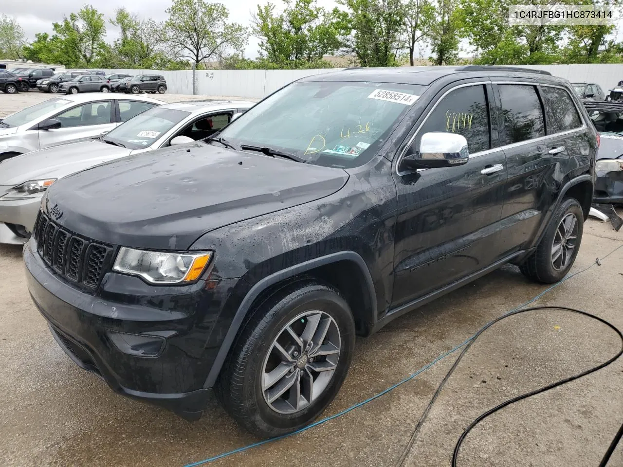 2017 Jeep Grand Cherokee Limited VIN: 1C4RJFBG1HC873414 Lot: 52858514