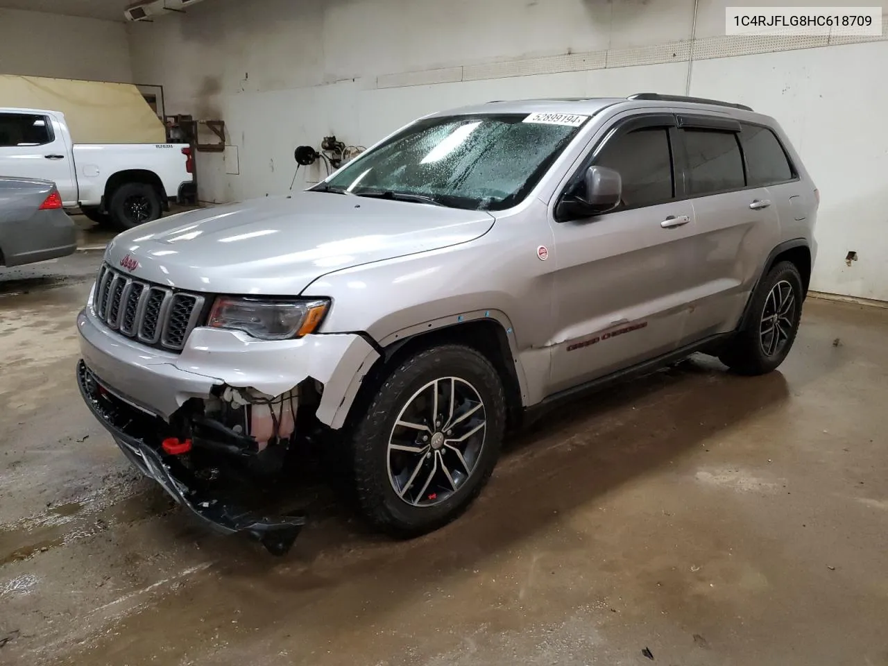 2017 Jeep Grand Cherokee Trailhawk VIN: 1C4RJFLG8HC618709 Lot: 52899194