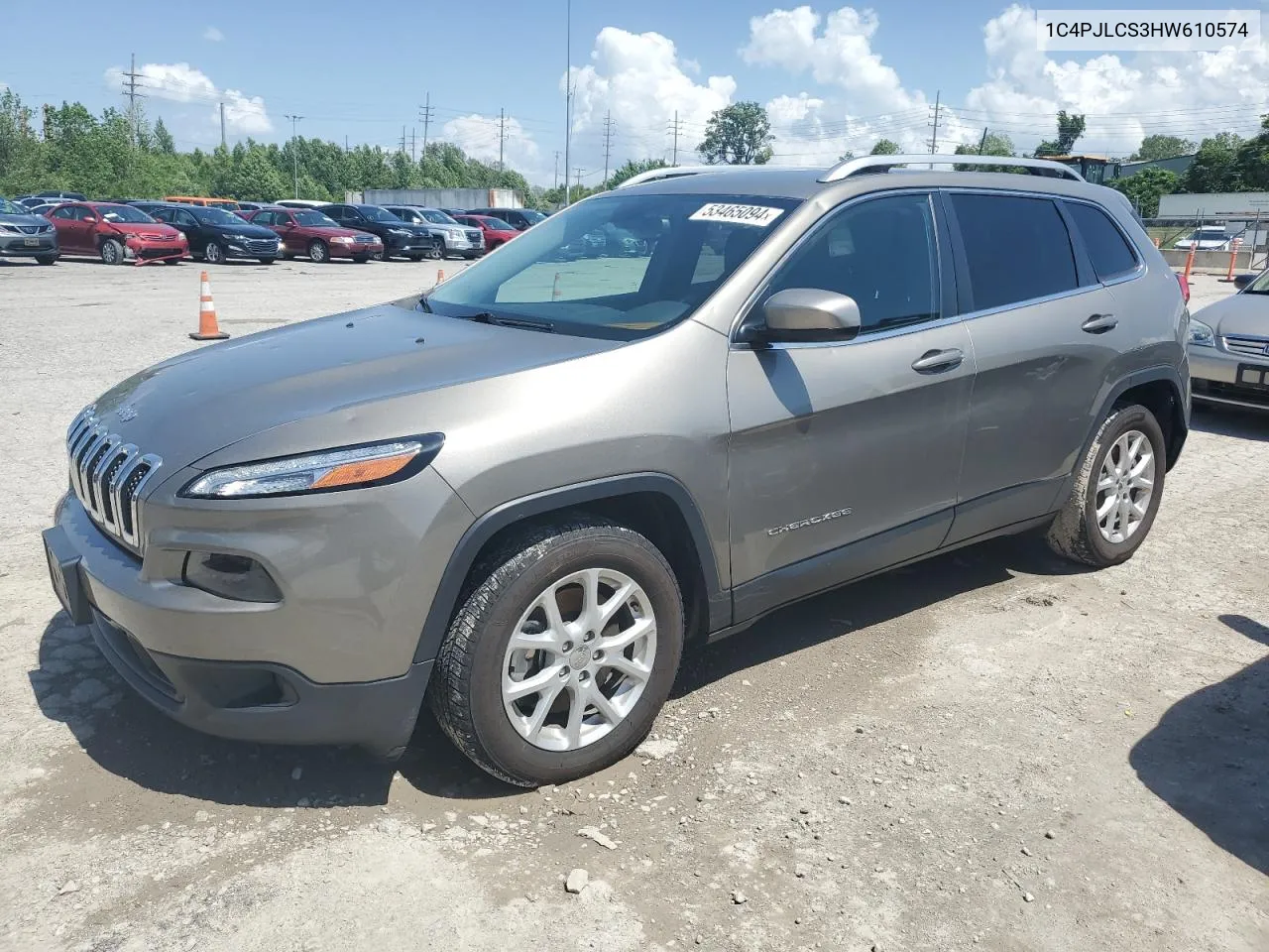 2017 Jeep Cherokee Latitude VIN: 1C4PJLCS3HW610574 Lot: 53465094