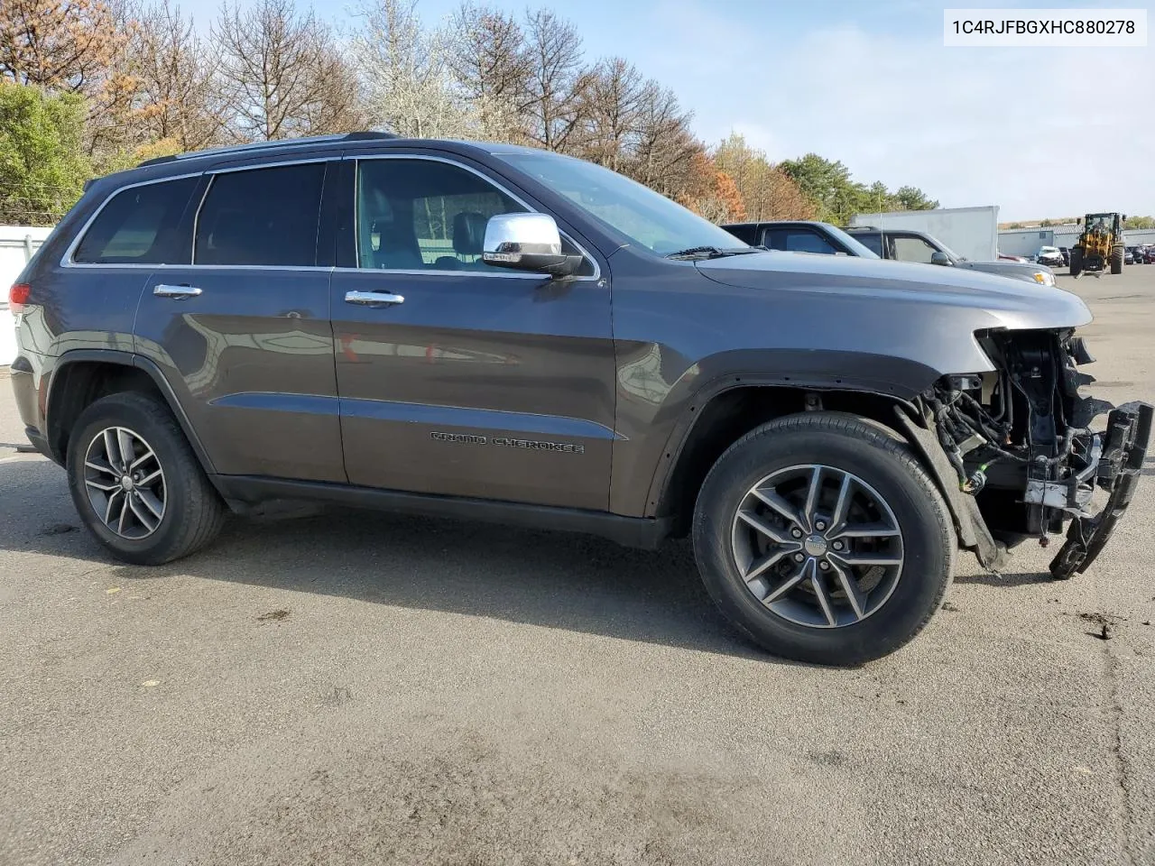 2017 Jeep Grand Cherokee Limited VIN: 1C4RJFBGXHC880278 Lot: 53529324