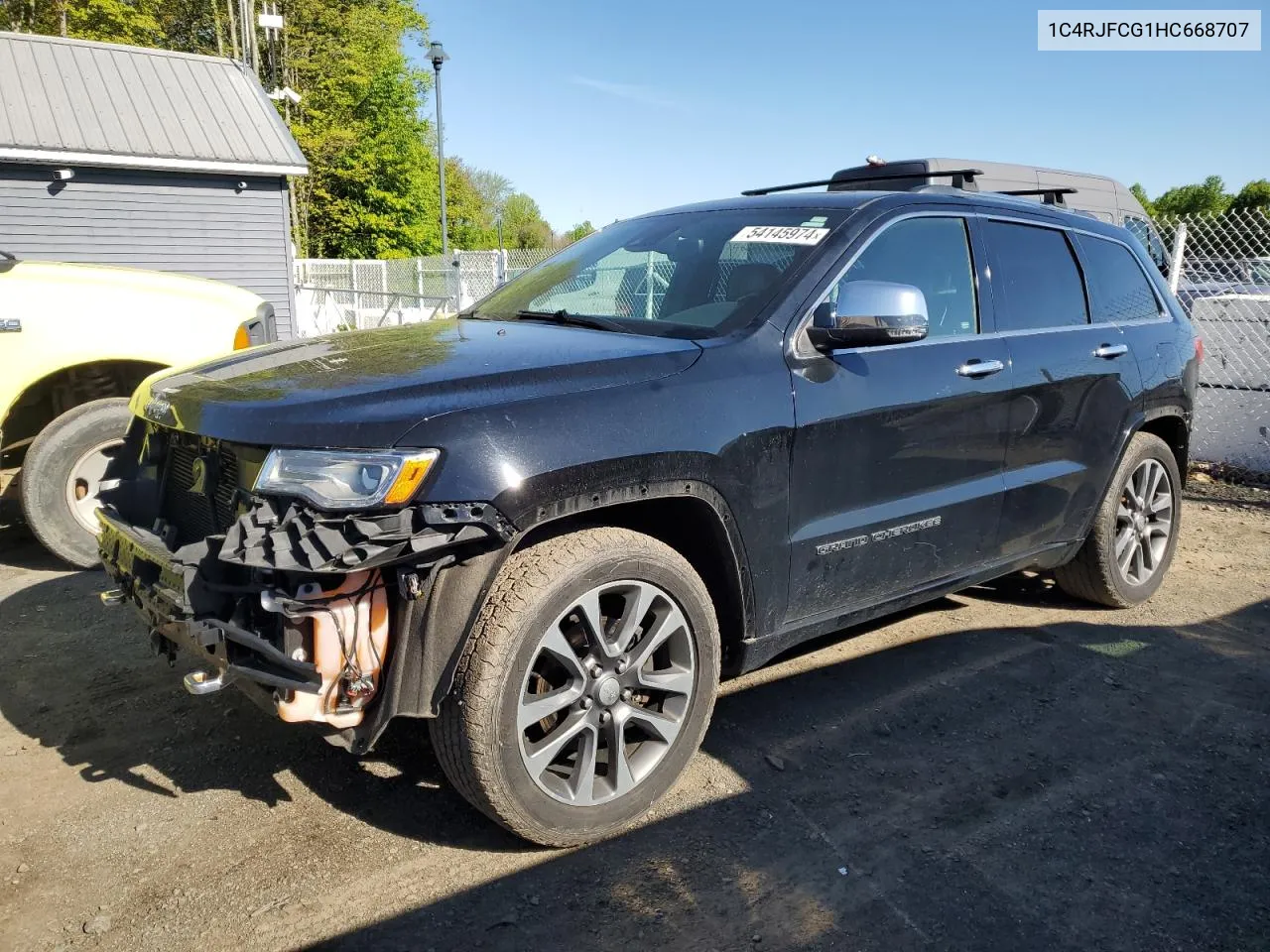 2017 Jeep Grand Cherokee Overland VIN: 1C4RJFCG1HC668707 Lot: 54145974