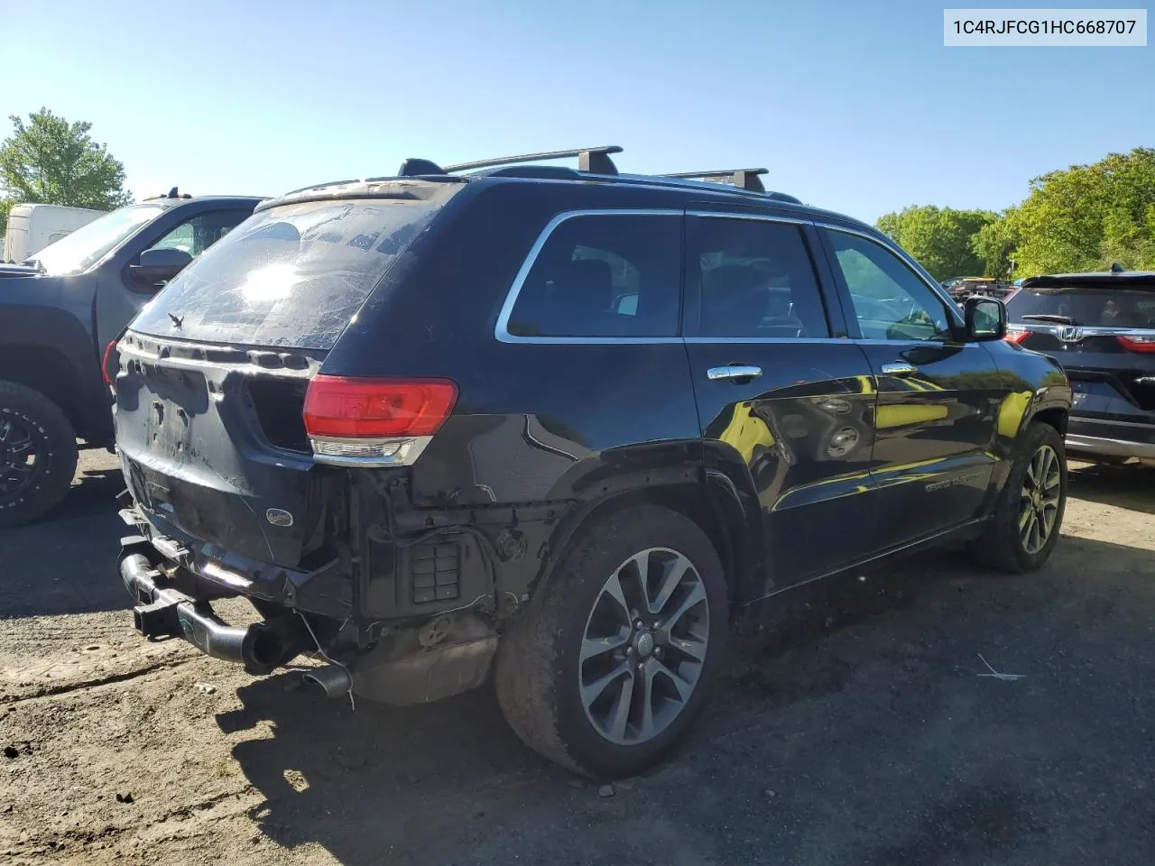 2017 Jeep Grand Cherokee Overland VIN: 1C4RJFCG1HC668707 Lot: 54145974