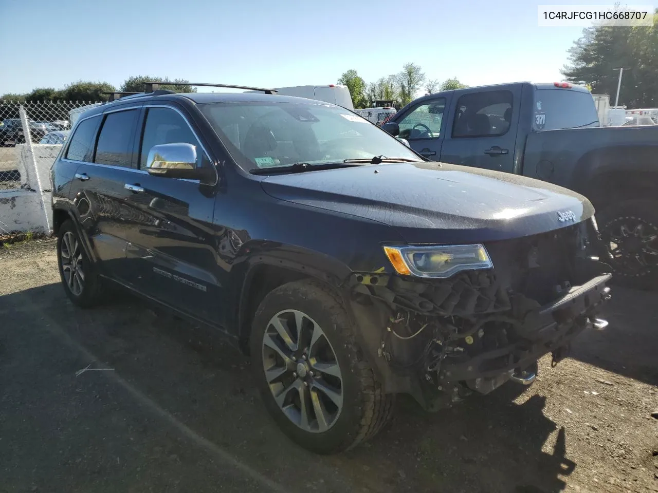 1C4RJFCG1HC668707 2017 Jeep Grand Cherokee Overland