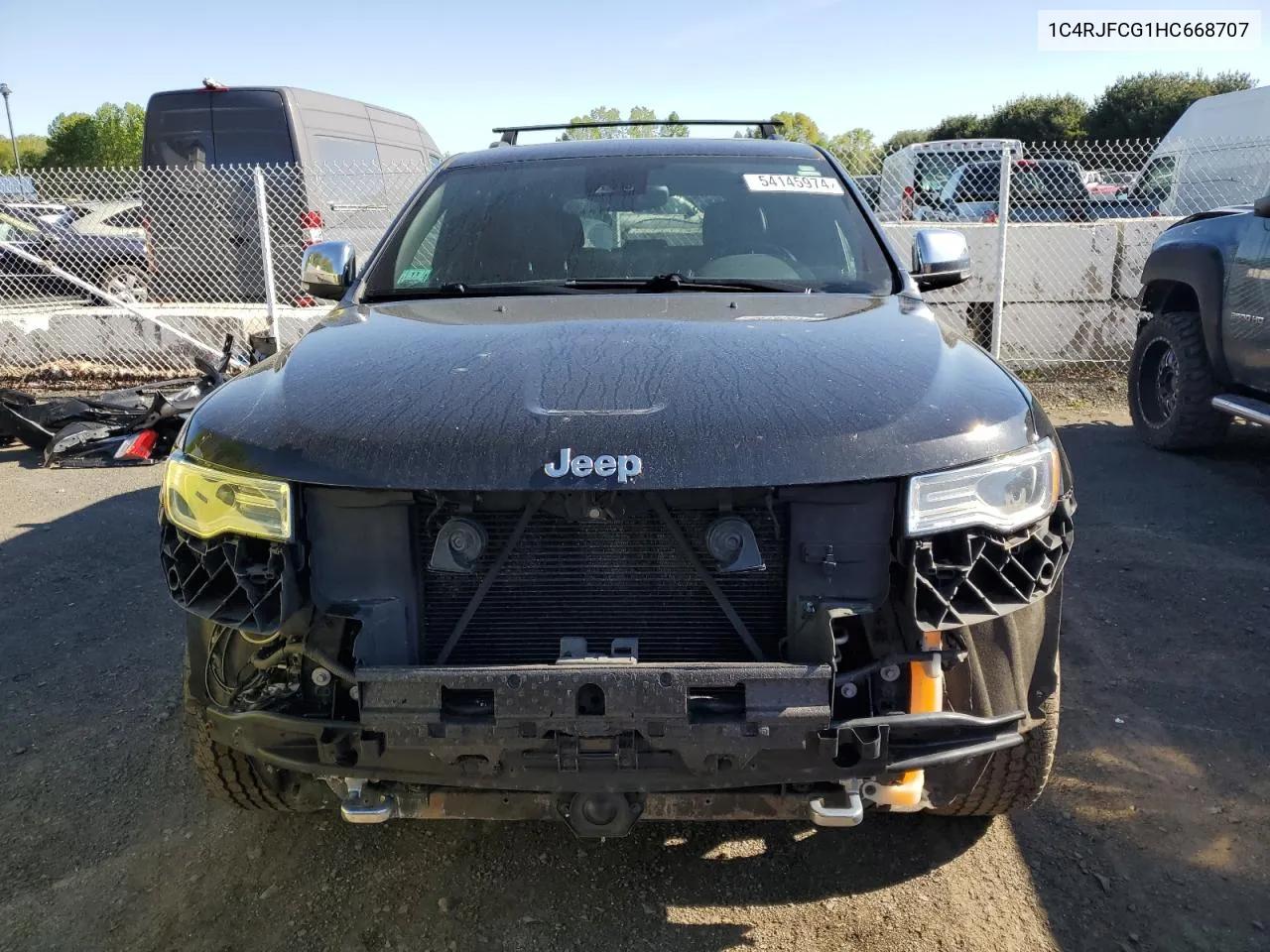 1C4RJFCG1HC668707 2017 Jeep Grand Cherokee Overland