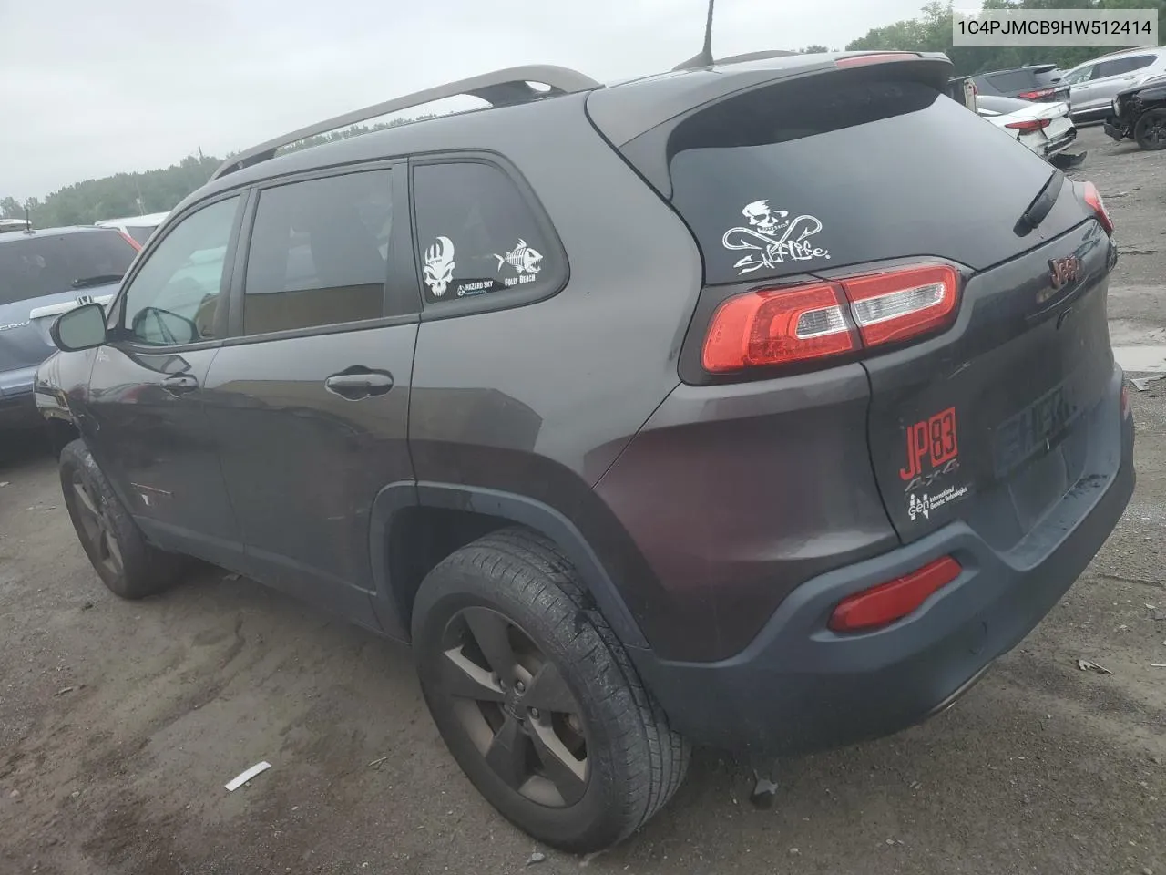 1C4PJMCB9HW512414 2017 Jeep Cherokee Latitude