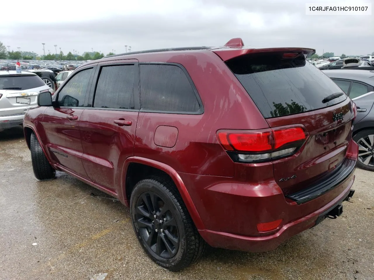 2017 Jeep Grand Cherokee Laredo VIN: 1C4RJFAG1HC910107 Lot: 54650894