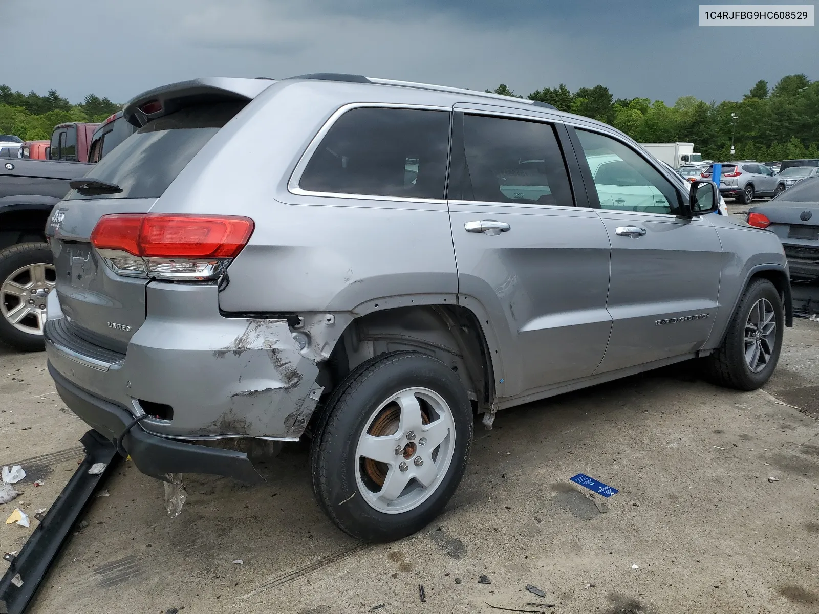 2017 Jeep Grand Cherokee Limited VIN: 1C4RJFBG9HC608529 Lot: 55081314