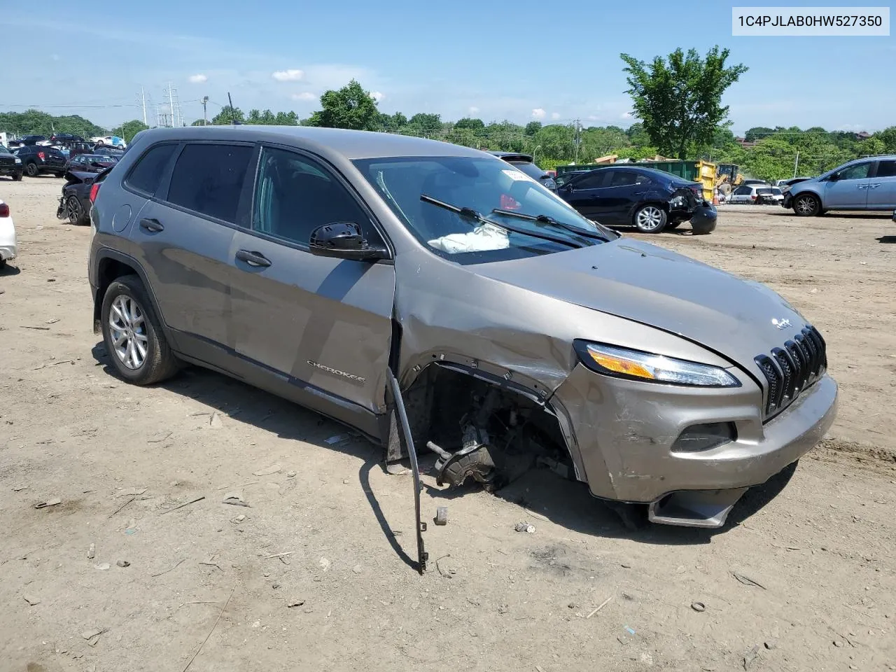 2017 Jeep Cherokee Sport VIN: 1C4PJLAB0HW527350 Lot: 55634304