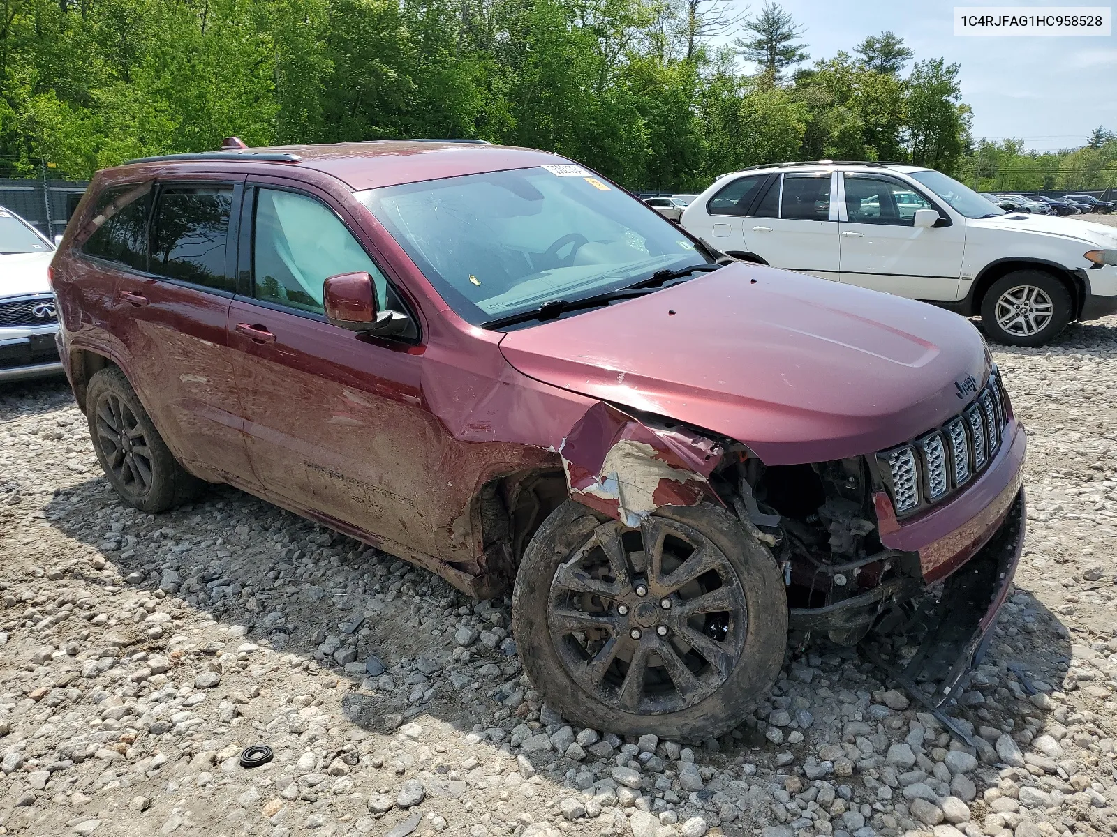 2017 Jeep Grand Cherokee Laredo VIN: 1C4RJFAG1HC958528 Lot: 55821364