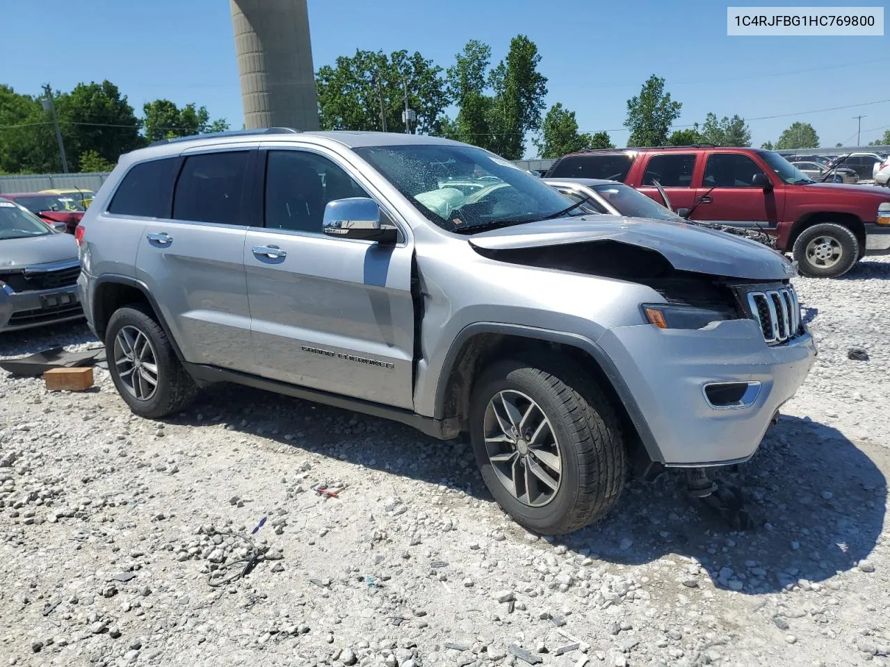 2017 Jeep Grand Cherokee Limited VIN: 1C4RJFBG1HC769800 Lot: 56290914