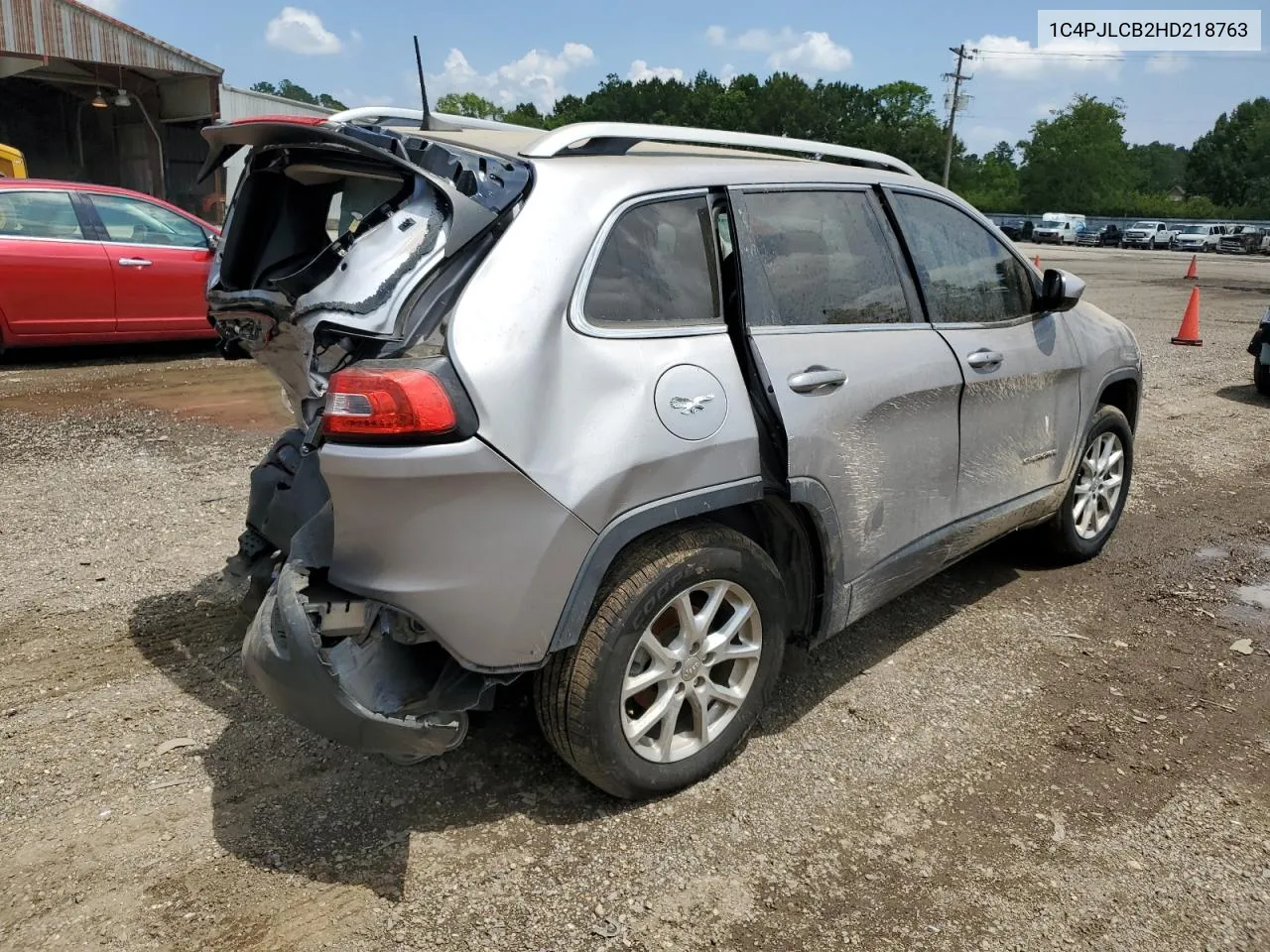 1C4PJLCB2HD218763 2017 Jeep Cherokee Latitude