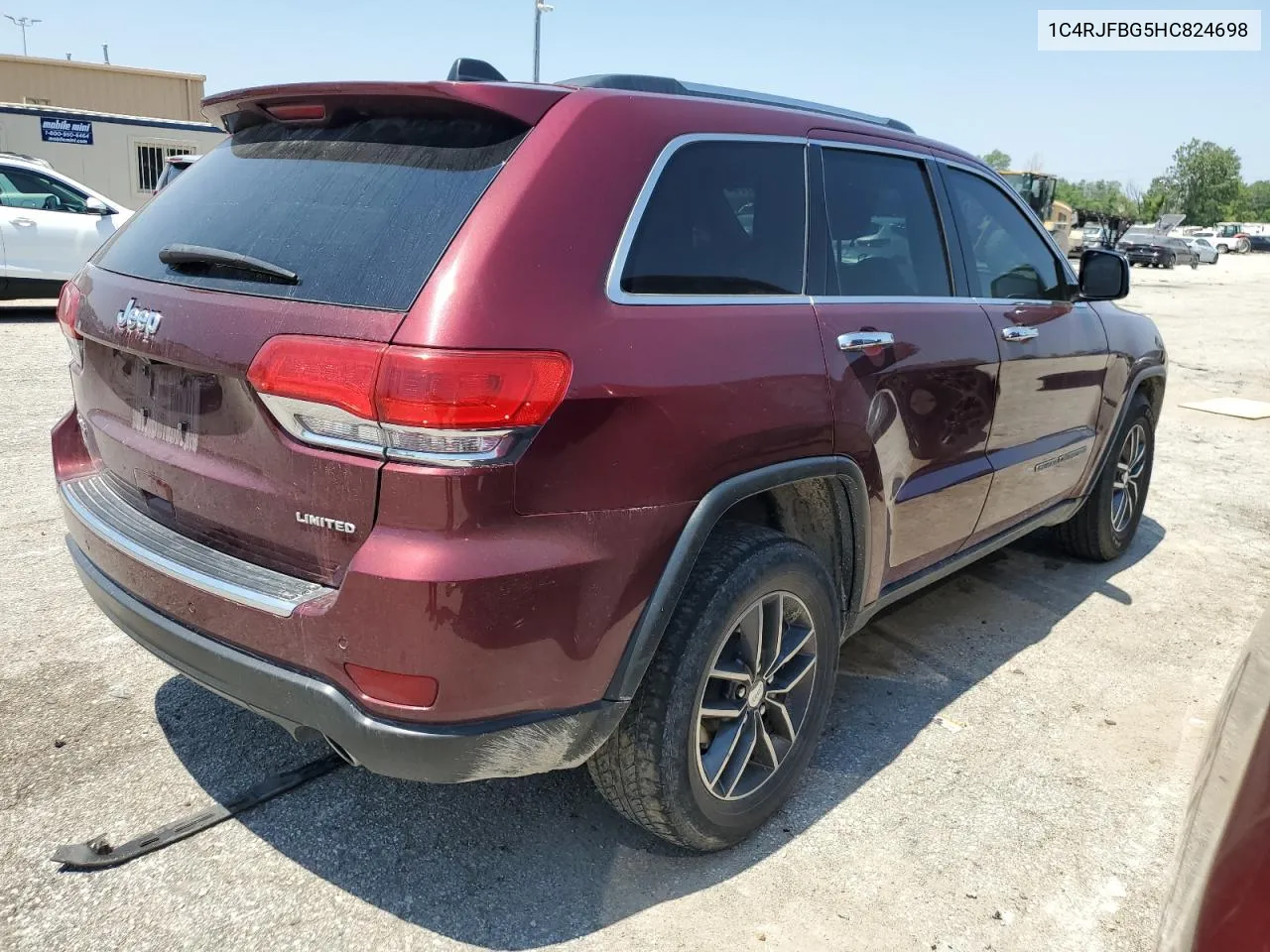 2017 Jeep Grand Cherokee Limited VIN: 1C4RJFBG5HC824698 Lot: 57754774