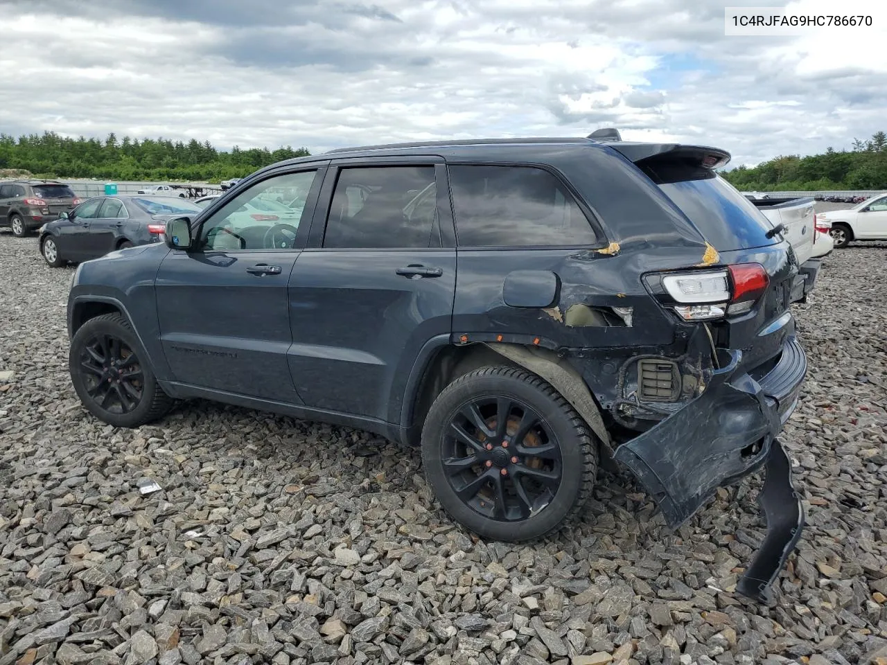 2017 Jeep Grand Cherokee Laredo VIN: 1C4RJFAG9HC786670 Lot: 58007254