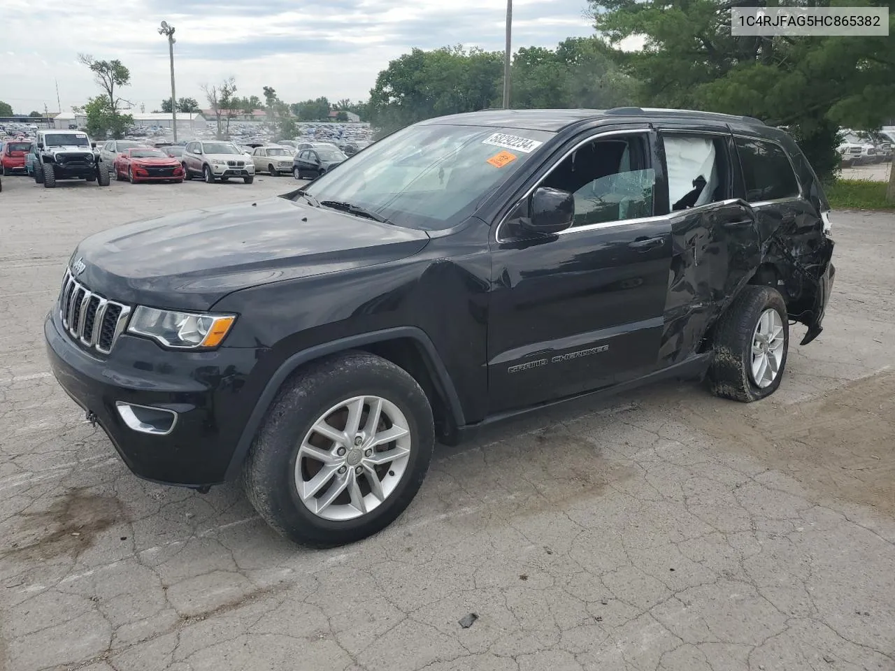 2017 Jeep Grand Cherokee Laredo VIN: 1C4RJFAG5HC865382 Lot: 58292234