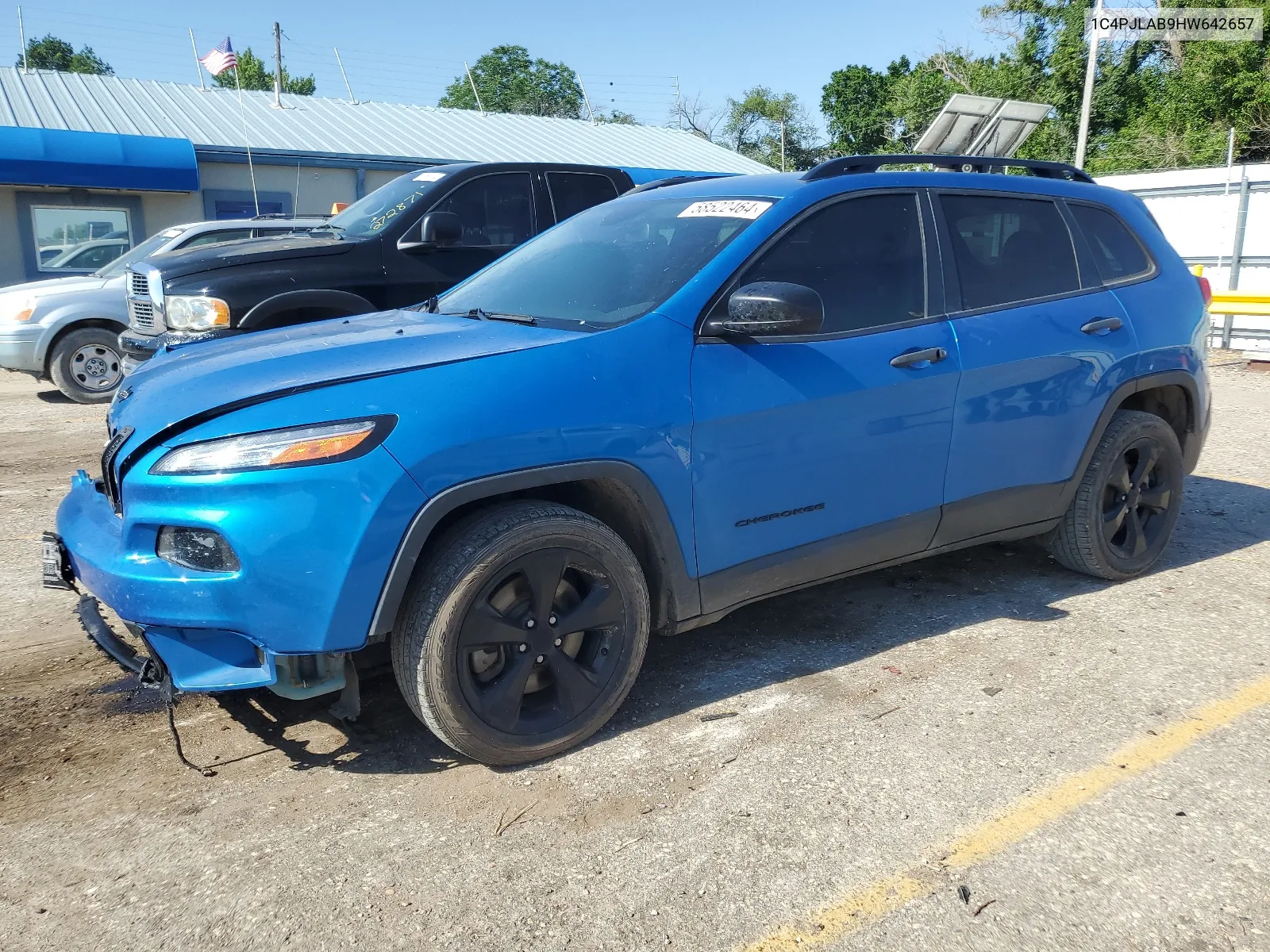 2017 Jeep Cherokee Sport VIN: 1C4PJLAB9HW642657 Lot: 58522464