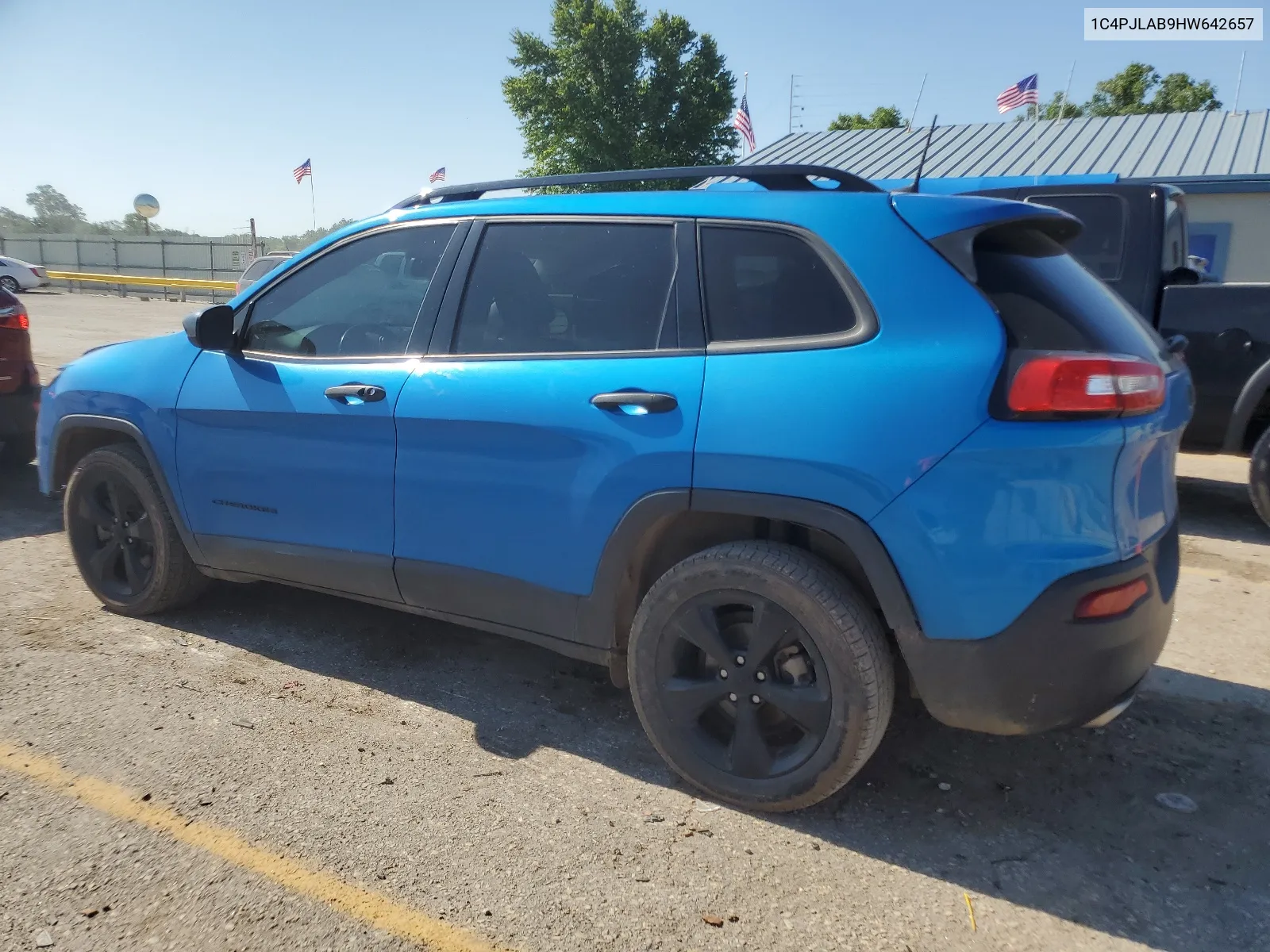 2017 Jeep Cherokee Sport VIN: 1C4PJLAB9HW642657 Lot: 58522464