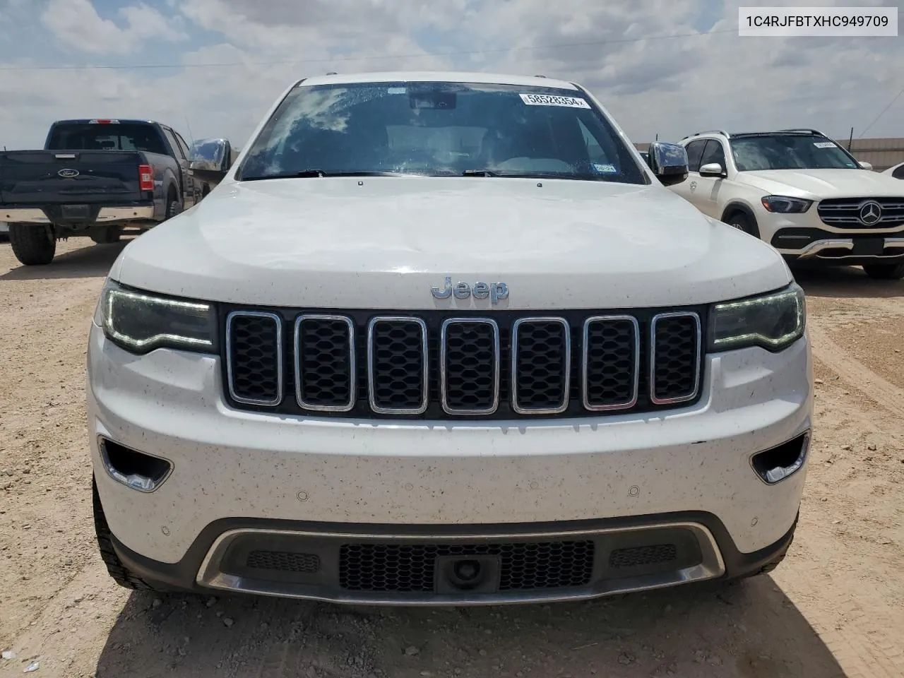 2017 Jeep Grand Cherokee Limited VIN: 1C4RJFBTXHC949709 Lot: 58528354