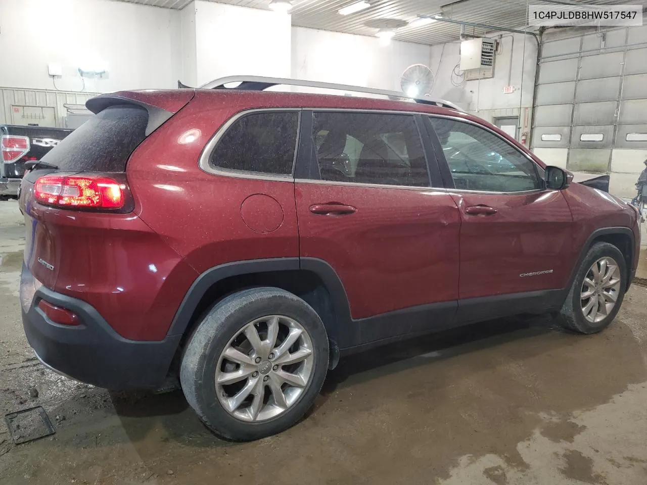 2017 Jeep Cherokee Limited VIN: 1C4PJLDB8HW517547 Lot: 59246154