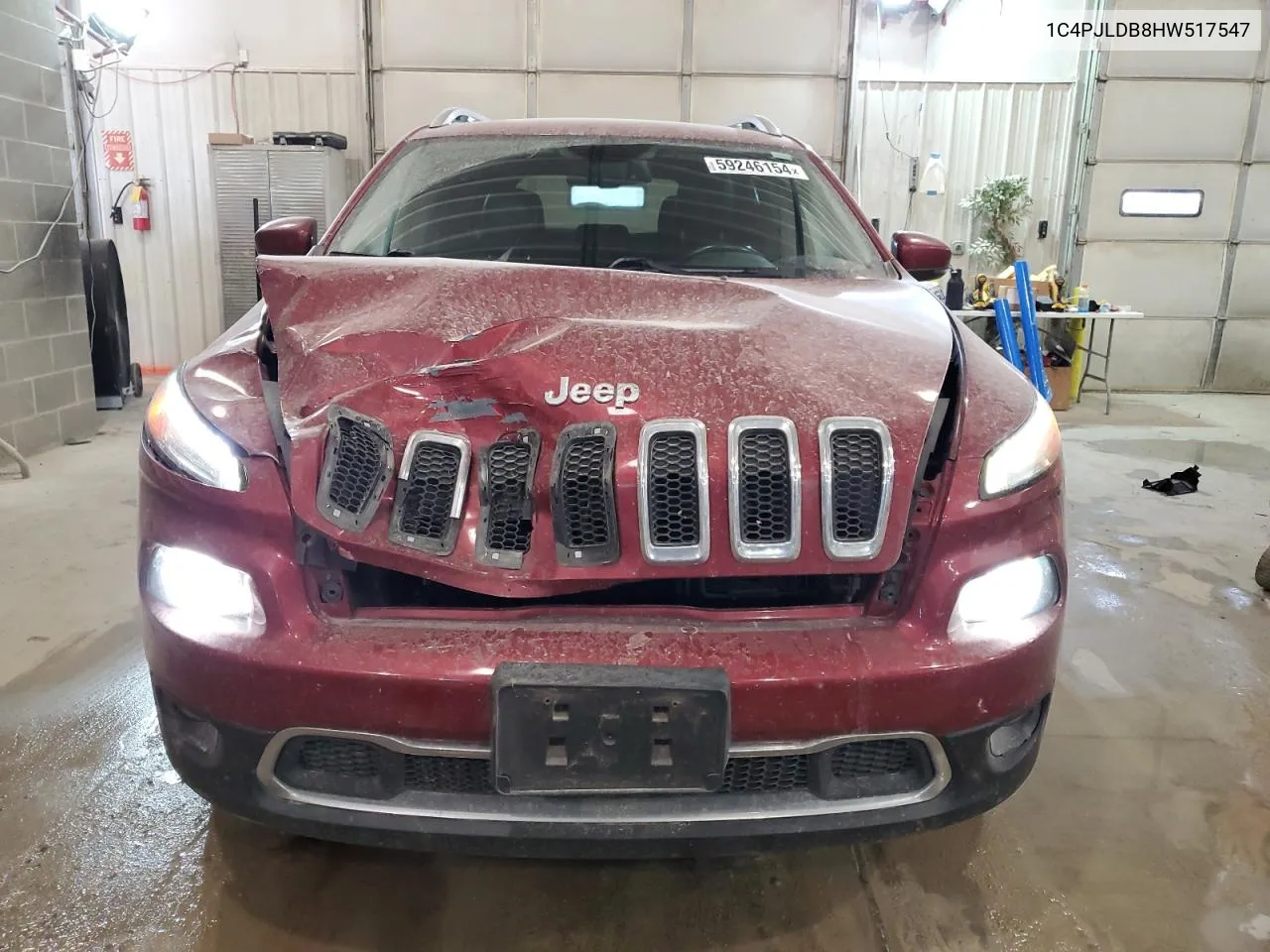 1C4PJLDB8HW517547 2017 Jeep Cherokee Limited