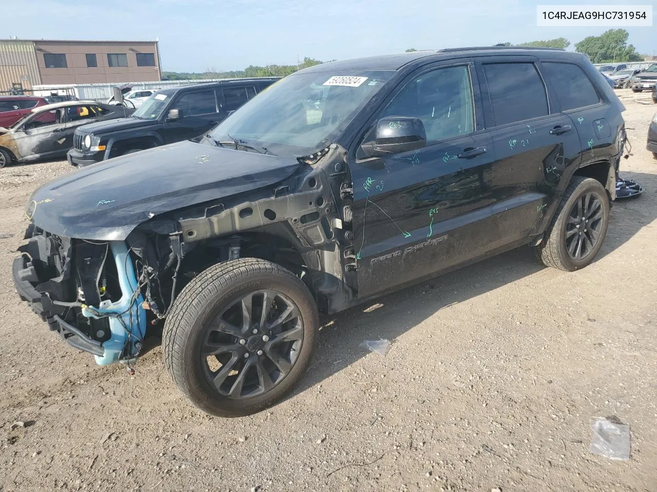 2017 Jeep Grand Cherokee Laredo VIN: 1C4RJEAG9HC731954 Lot: 59260524