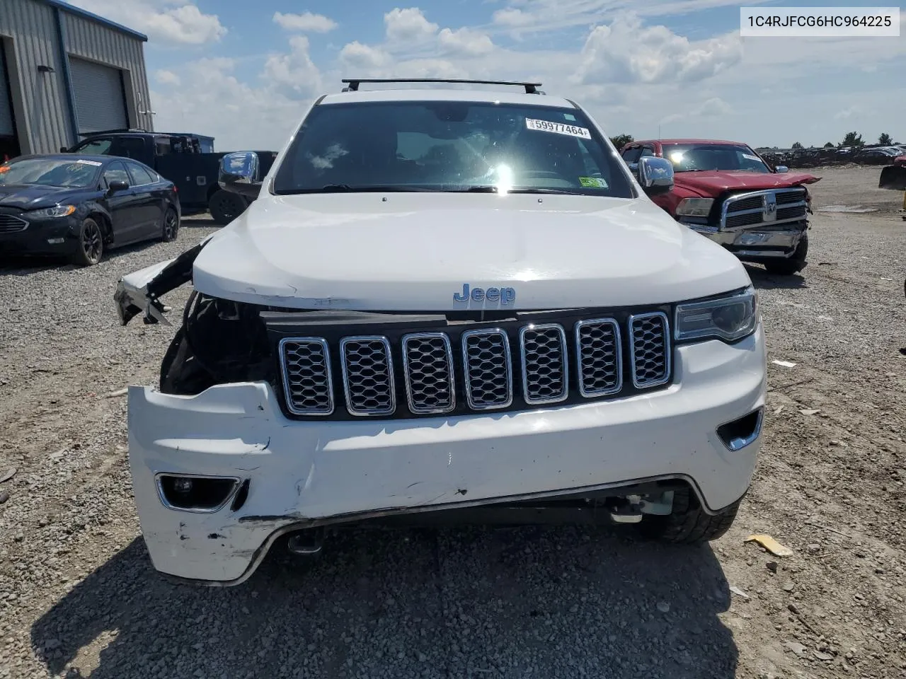 1C4RJFCG6HC964225 2017 Jeep Grand Cherokee Overland